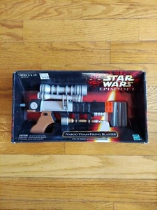 Star Wars Episode 1: Naboo Foam-Firing Blaster, New In Box, Fast Shipping! - Picture 1 of 4