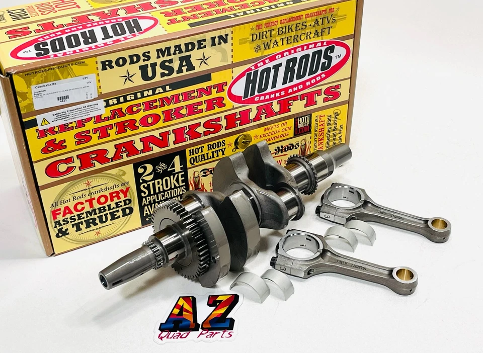 11 12 Polaris RZR XP900 XP 900 Hotrods Heavy Duty Crank & Rods Crankshaft Hot - Image 1 of 1