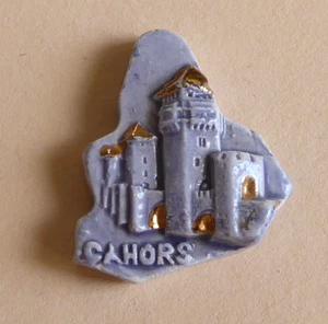 Fève artisanale perso du MH 2006 - Puzzle Les Chateaux Cathares : Cahors - Imagen 1 de 1