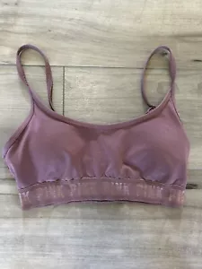 Victoria’s Secrets PINK Sports Bra Size Small Rose Mauve - Picture 1 of 4