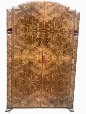 Armario doble Art Deco nogal Foto 1 de 4