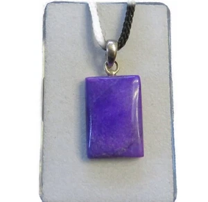 Ciondolo cabochon Sugilite in argento 925 n. 3952 - Foto 1 di 2