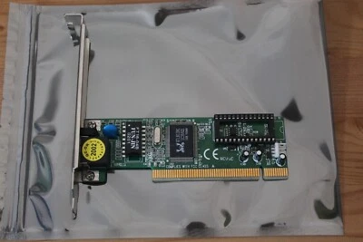 Realtek RTL8139C 100 Mbps Fast Ethernet LAN Network PCI Card - Image 1 of 4