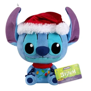 Funko Disney Lilo and Stitch Holiday Stitch Plush Toy with Lights 7 Inches - Foto 1 di 1