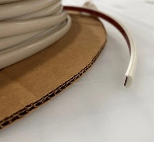 SUPER BLACK Color Trim 5/16 L Shaped Door Edge Guard - Picture 1 of 4