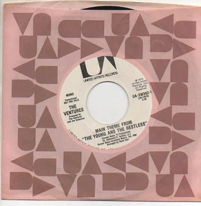 VENTURES 45 RPM "Theme Young & The Restless" ROCK INSTRUMENTAL Stereo/Mono MINT - Imagen 1 de 2