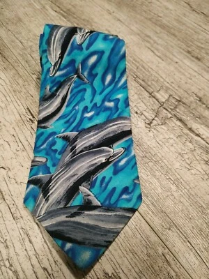 Mango Man  Men's Tie Dolphin Handmade - Image 1 of 4