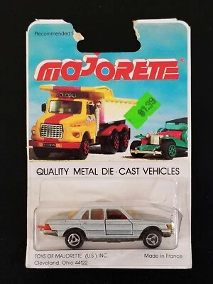 Majorette Mercedes-Benz 450 SE / #249 / Silver / Made in France / Damaged Card - Image 1 of 4