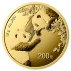 2023 China 15-gm Gold Panda Brilliant Uncirculated