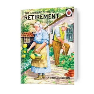 Tarjeta de jubilación feliz tarjeta de jubilación Ladybird libros sobre de tarjeta incluido - Imagen 1 de 8
