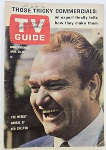 April 1963 TV Guide - Red Skelton; Dinah Shore; Marlin Perkins [KEIN POSTETIKETT] - Bild 1 von 10