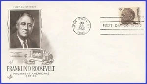 USA4 #1284 U/A ARTCRAFT FDC Franklin D. Roosevelt - Picture 1 of 1