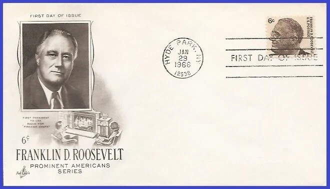 USA4 #1284 U/A ARTCRAFT FDC   Franklin D. Roosevelt - Image 1 of 1
