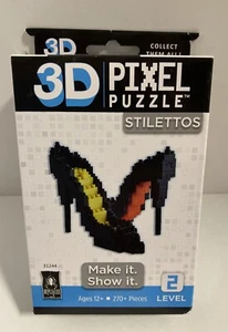 Bepuzzled 3D Pixel Puzzle 31244 STILETTOS 270 Pieces Level 2 NEW! - Picture 1 of 2