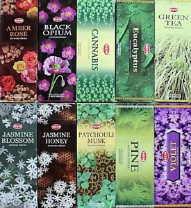 20 - 200 Sticks Incense CHOOSE SCENT or MIXED HEM HEX Bulk Floral Flower Insence - Picture 1 of 4