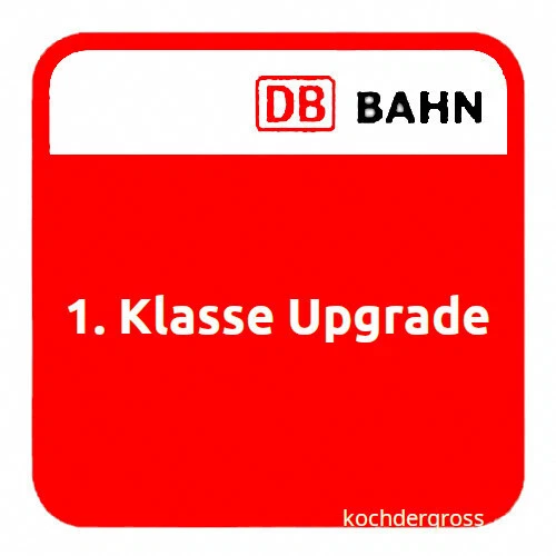 4 x 1. klasse upgrade deutsche bahn db - schnellversand :) - Bild 1 von 1