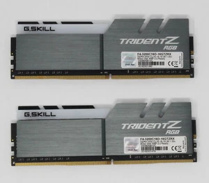 G.Skill Trident Z RGB 16 GB (2x8GB) F4-3200C16D-16GTZRX DDR4-3200 RAM (#25907) - Bild 1 von 2