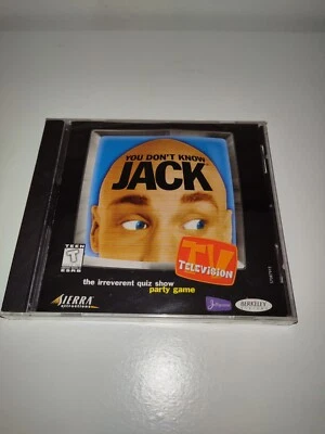 ✅ YOU DONT KNOW JACK TELEVISION PC Video Game 1999 Sierra Windows 3.1 95/98 nos - Image 1 of 3