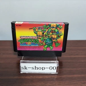 Famicom Teenage Mutant Ninja TURTLES 2 TMNT Nintendo FC - Imagen 1 de 5