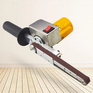 Handheld Electric Belt Sander Mini Grinder Small Machine with 10 Sanding Belts - Picture 1 of 12