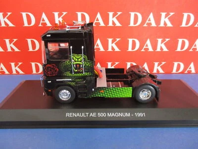 Die cast 1/43 Modellino Camion Truck Renault AE 500 Magnum Green Manba - Immagine 1 di 4
