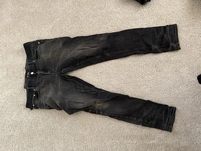 Мужские черные джинсы из денима DNN - Изображение 1 из 2