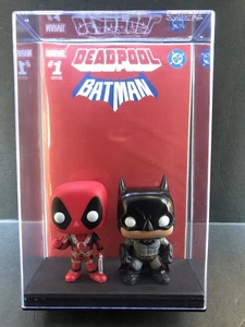Personalizado - Deadpool 112 y Batman 52 Funko Pop, Estuche y Fondo de Cómic a Juego - Imagen 1 de 4