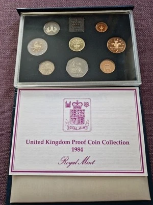 1984 ROYAL MINT UK PROOF COIN SET  - Image 1 of 4