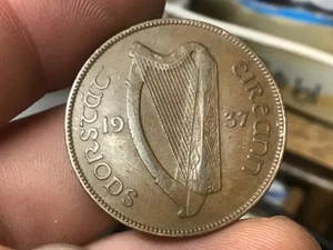 1937 IRLAND Large Penny 30,9 mm, Cent, Good Luck, Irish Large Cent, 1 Münze - Bild 1 von 6