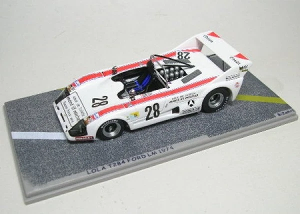 Lola T 284 Ford Nr. 28 Lemans 1974 IN Conf. Orig. Con Acrylhaube 1:43 Bizarre - Immagine 1 di 1