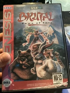 Brutal: Paws of Fury (Sega Genesis, 1994) - Picture 1 of 6