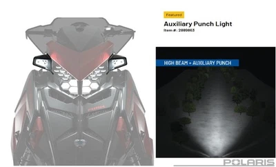 Luces perforadoras auxiliares para moto de nieve Polaris Indy/RMK/Switchback/Titan 2889863 Foto 1 de 4