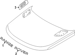 Genuine Land-Rover Nameplate LR168908 - Picture 1 of 1