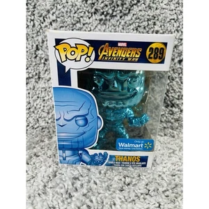 Funko Pop Vinyl Marvel Avengers Infinity War Thanos Blue Chrome #289 Movie - Picture 1 of 12