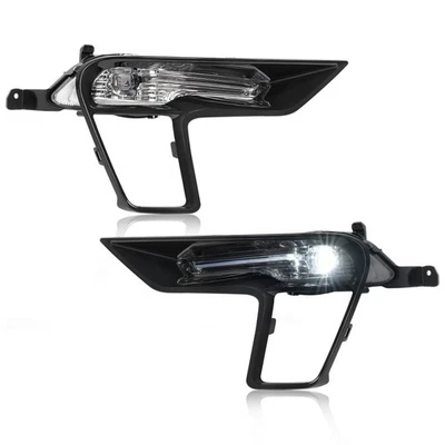 Driver & Passenger Side LED Fog Light W/Bezel For Ford Explorer 2018-2019 Foto 1 de 4