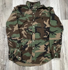Ralph Lauren Men’s Large Camoflauge Button Up Long Sleeve Shirt - Picture 1 of 6