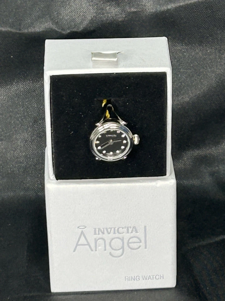 Anillo de reloj de cuarzo de acero inoxidable Invicta Mini Angel Foto 1 de 3