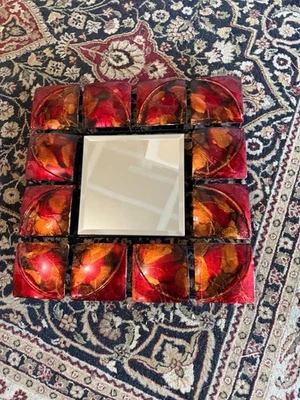 Espejo de azulejos de mosaico artístico Foto 1 de 2