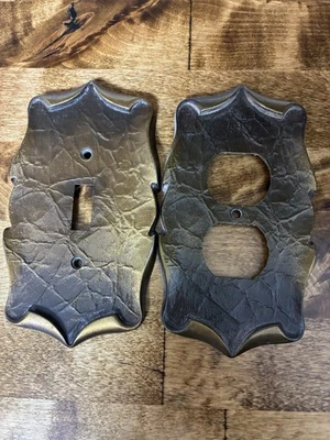 Vintage Amerock Carriage House Wall Plate Covers 7 Receptacle 3 Switch Covers - Image 1 of 4