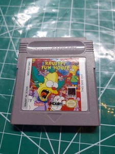 Krusty's Fun House Nintendo Gameboy game, Tested and working - Picture 1 of 4