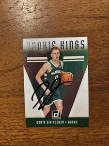 DONTE DIVINCENZO PANINI DONRUSS ROOKIE AUTO MILWAUKEE BUCKS SIGNED RC NOVA! MKE! - Picture 1 of 1