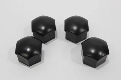 VW Jetta 1G Mk2 Black Wheel Nut Bolt Cover Caps x4 New Genuine 321601173A01C - Image 1 of 4