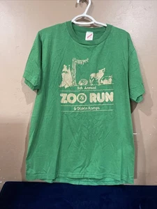 1987 5th Annual Zoo Run & Dakin Romps  Columbus, Roadrunners, Graphic T-shirt - Picture 1 of 6