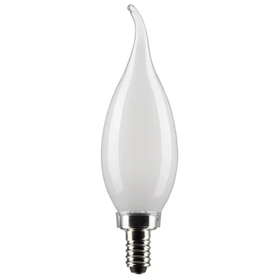 4 Watt CA10 LED - Frost - Candelabra base - 90 CRI - 3000K - 120 Volt -  6 Pack - Image 1 of 4