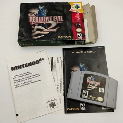 Resident Evil 2 (Nintendo 64 N64, 1999) CIB - Image 1 of 4