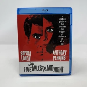 Five Miles To Midnight (1963) (Blu-Ray, 2016, Kino Lorber, B&W) Sophia Loren HTF - Picture 1 of 4