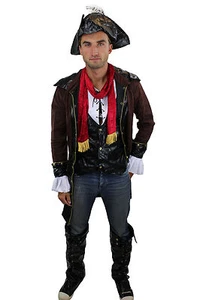 Cooles Set: Herrenkostüm Kostüm Steampunk Rockabilly-Pirat Pirat L011 Gr. 48 M - Bild 1 von 1