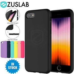 For Apple iPhone SE 3rd 2022 8 7 Case Zuslab Slim Silicone Shockproof Cover - Picture 1 of 18