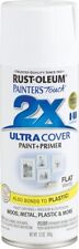 Rust-Oleum 249126 Painter's Touch 2X Ultra Cover, 12oz, Flat White