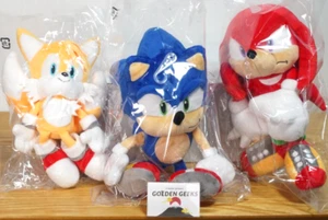 [3er Set] Sonic & Tails & Knuckles SEGA SANEI Plüschpuppe SONIC THE HEDGEHOG JP - Bild 1 von 17